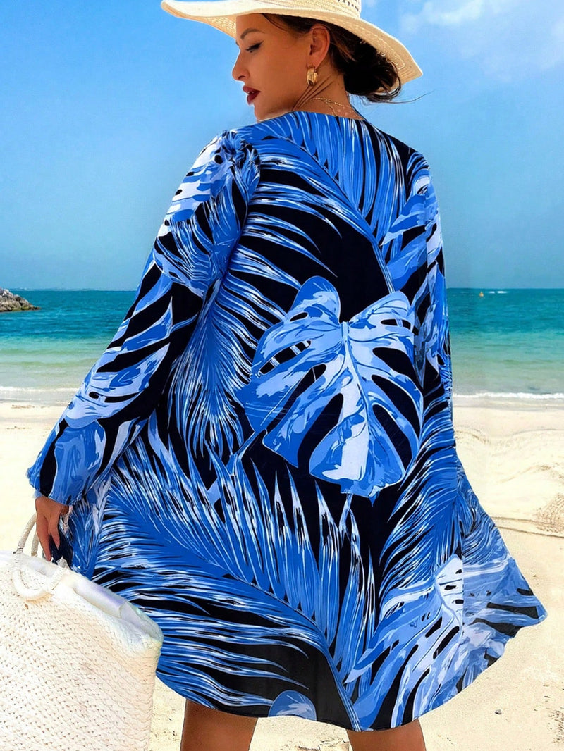 Tankini Feminino de 3 Peças com Amarração na Frente - Yasminie