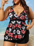 Tankini Feminino de Top e Shorts - Loiza. Plus Size