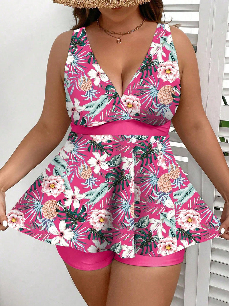Tankini Feminino de Top e Shorts - Loiza. Plus Size