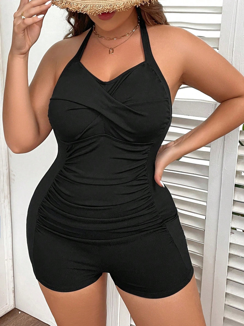 Tankini tipo maiô Feminino - Nany. Plus Size Flash