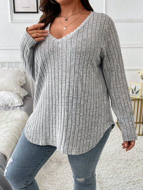 Blusa Pierina Plus Size – Canelada, Casual e Perfeita Para o Dia a Dia