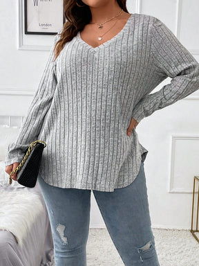 Blusa Pierina Plus Size – Canelada, Casual e Perfeita Para o Dia a Dia