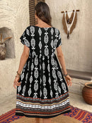 Vestido Feminino Xadrez Manga Curta Louiss