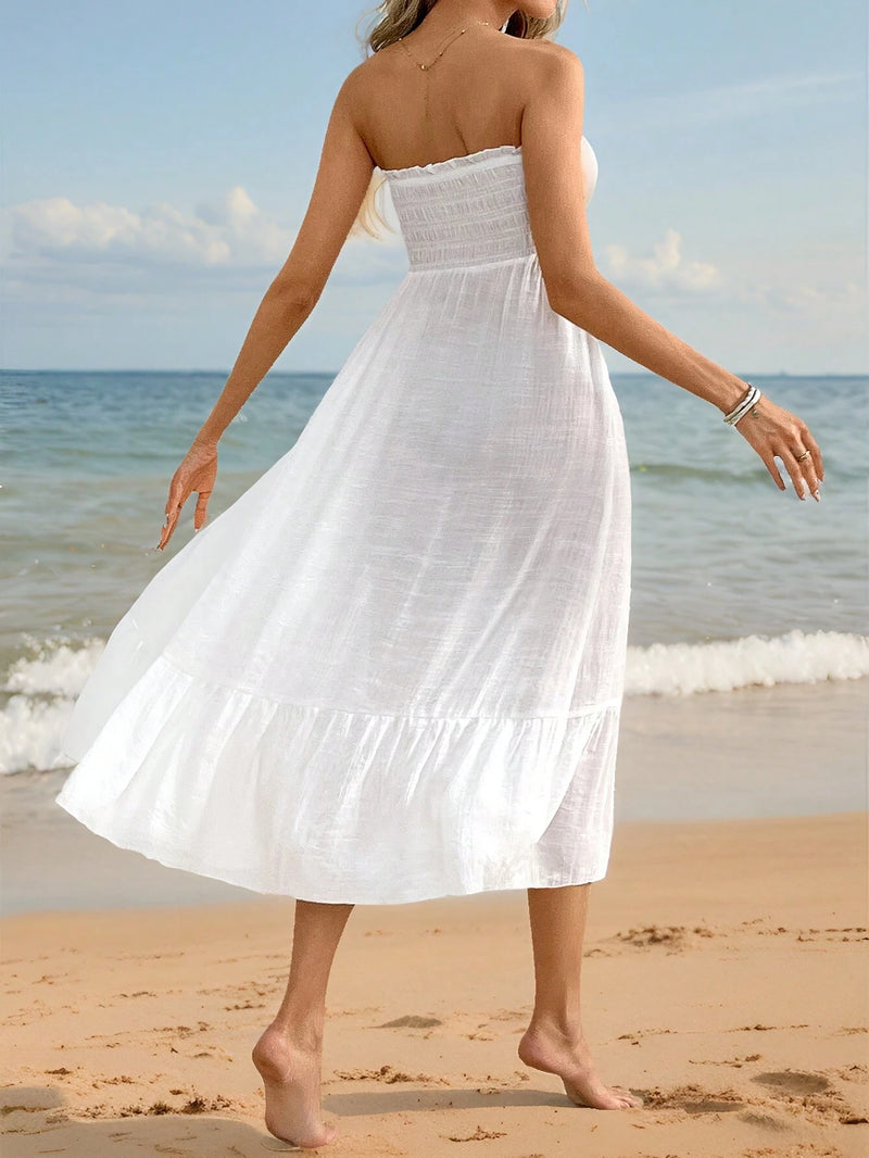 Vestido de Praia Feminino Tomara q Caia - Sabrinne