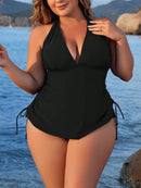 Tankini Feminino Frente Única E Cintura Alta Francys Plus Size