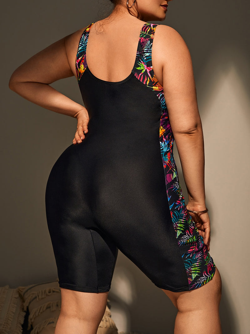 Maiô Feminino tipo macacão Anastacia Plus Size