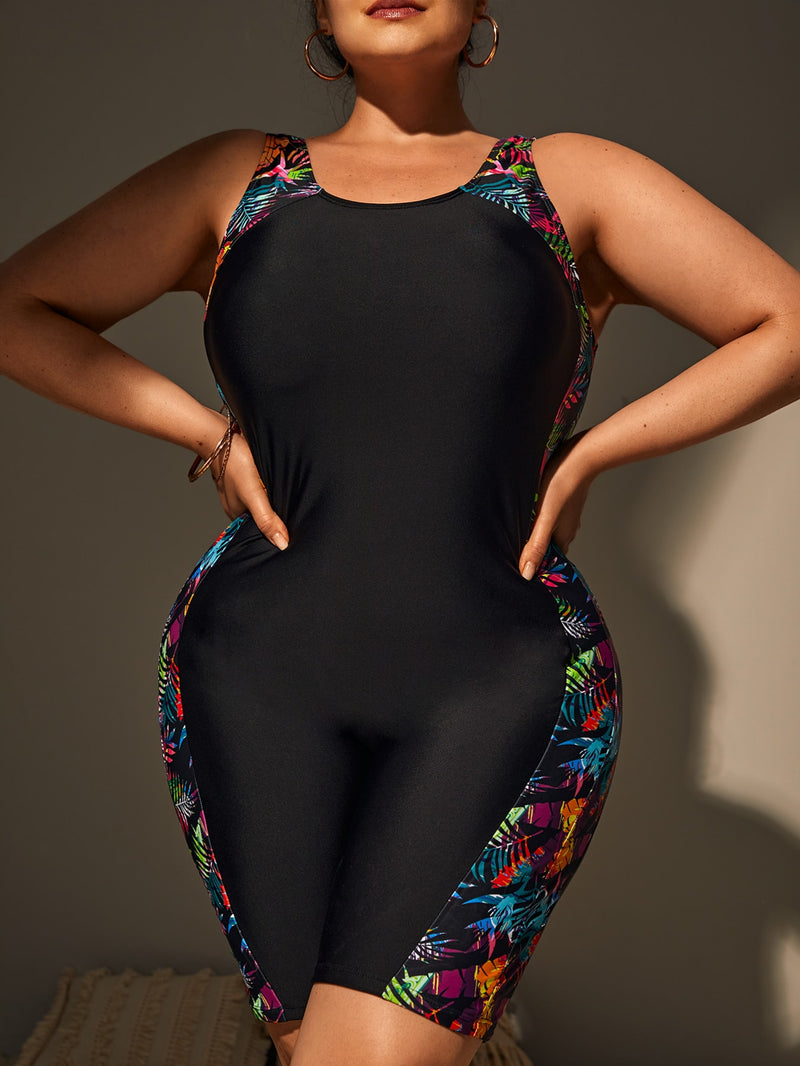 Maiô Feminino tipo macacão Anastacia Plus Size