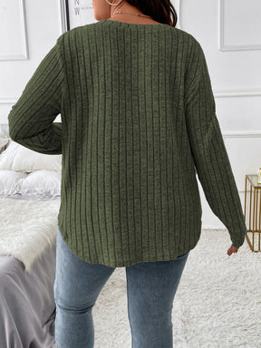 Blusa Pierina Plus Size – Canelada, Casual e Perfeita Para o Dia a Dia