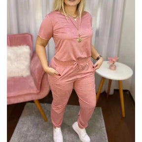 conjunto Feminino com Blusa e calça com bolso - Tessy