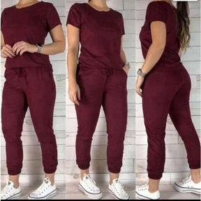 conjunto Feminino com Blusa e calça com bolso - Tessy