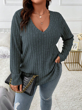 Blusa Pierina Plus Size – Canelada, Casual e Perfeita Para o Dia a Dia