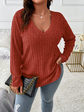 Blusa Pierina Plus Size – Canelada, Casual e Perfeita Para o Dia a Dia