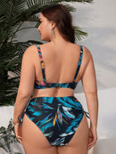 Biquíni Feminino Cintura Alta Com Nó Lateral Allegra Plus Size