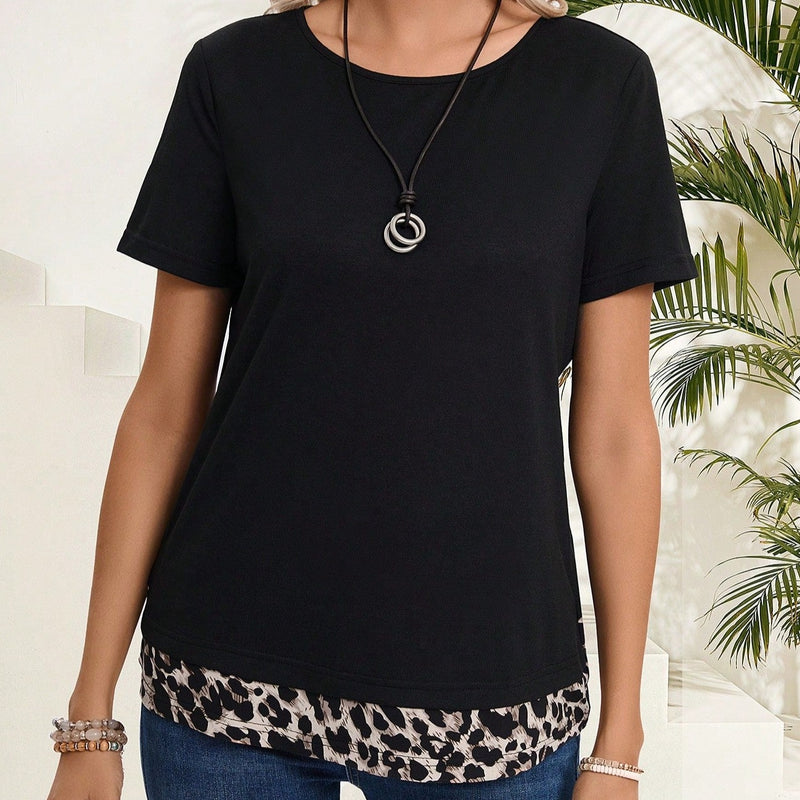 Blusa Feminina com detalhe nas costas e estampas exclusivas Alida